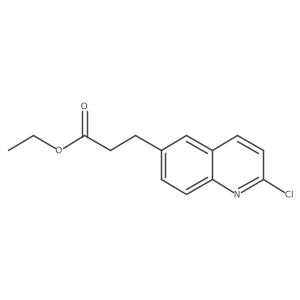 Ethyl 2-chloro-6-quinolinepropanoate Structure
