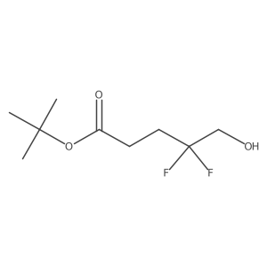 Tert-butyl 4,4-difluoro-5-hydroxypentanoate Structure