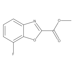 Methyl 7-fluorobenzo[d]oxazole-2-carboxylate Structure