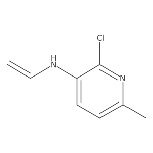 2-Chloro-6-methyl-N-vinylpyridin-3-amine Structure