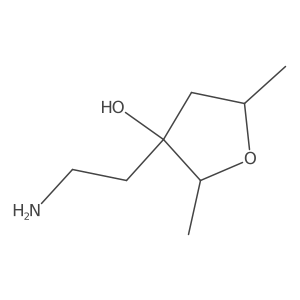 3-(2-Aminoethyl)-2,5-dimethyloxolan-3-ol Structure