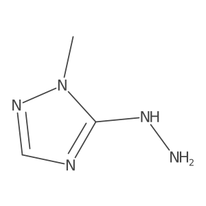 5-hydrazinyl-1-methyl-1H-1,2,4-triazole结构式