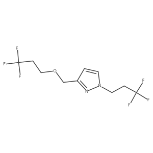 3-[(3,3,3-trifluoropropoxy)methyl]-1-(3,3,3-trifluoropropyl)-1H-pyrazole Structure