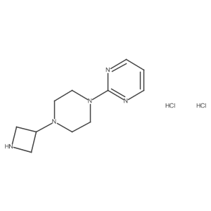 2-(4-(Azetidin-3-yl)piperazin-1-yl)pyrimidine dihydrochloride Structure