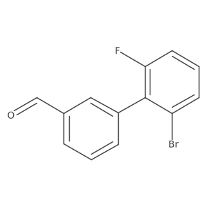 3-(2-Bromo-6-fluorophenyl)benzaldehyde Structure