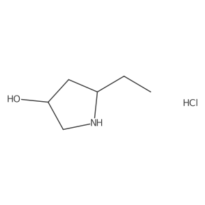 (3R,5S)-5-Ethylpyrrolidin-3-ol hydrochloride结构式