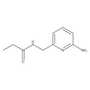 N-[(6-aminopyridin-2-yl)methyl]propanamide Structure
