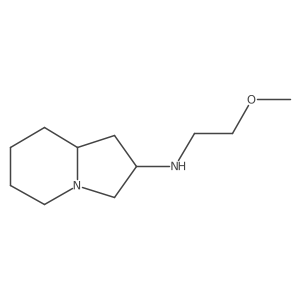 N-(2-methoxyethyl)-octahydroindolizin-2-amine结构式