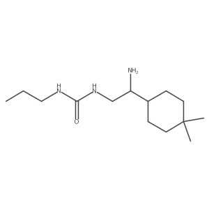 1-[2-Amino-2-(4,4-dimethylcyclohexyl)ethyl]-3-propylurea Structure