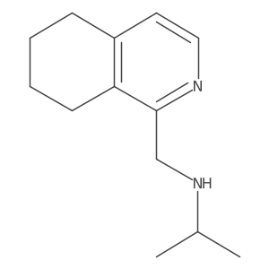 (Propan-2-yl)[(5,6,7,8-tetrahydroisoquinolin-1-yl)methyl]amine结构式