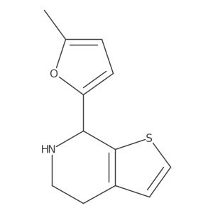 7-(5-methylfuran-2-yl)-4H,5H,6H,7H-thieno[2,3-c]pyridine Structure