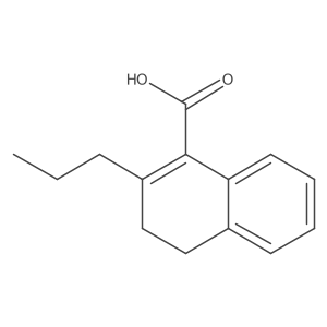 2-Propyl-3,4-dihydronaphthalene-1-carboxylic acid结构式