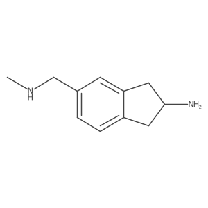 5-[(methylamino)methyl]-2,3-dihydro-1H-inden-2-amine Structure