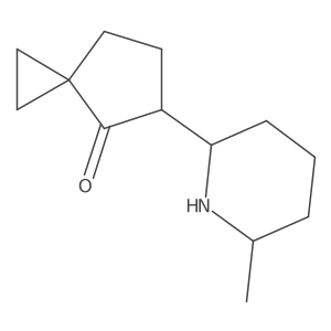 5-(6-Methylpiperidin-2-yl)spiro[2.4]heptan-4-one结构式