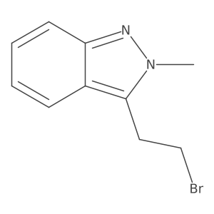 3-(2-bromoethyl)-2-methyl-2H-indazole Structure