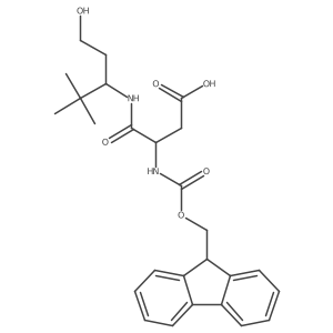3-({[(9H-fluoren-9-yl)methoxy]carbonyl}amino)-3-[(1-hydroxy-4,4-dimethylpentan-3-yl)carbamoyl]propanoic acid结构式