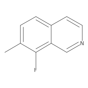 8-Fluoro-7-methylisoquinoline结构式