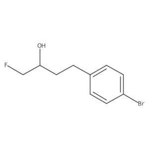 4-(4-Bromophenyl)-1-fluorobutan-2-ol Structure