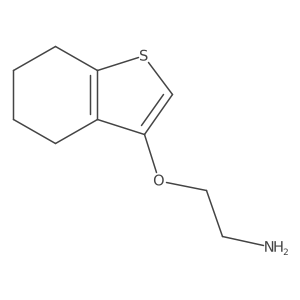 2-(4,5,6,7-Tetrahydro-1-benzothiophen-3-yloxy)ethan-1-amine Structure