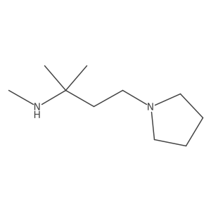 Methyl[2-methyl-4-(pyrrolidin-1-yl)butan-2-yl]amine Structure