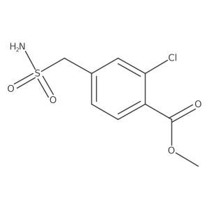 Methyl 2-chloro-4-(sulfamoylmethyl)benzoate结构式