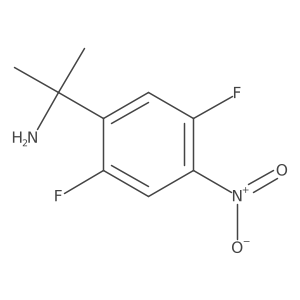 2-(2,5-Difluoro-4-nitrophenyl)propan-2-amine结构式