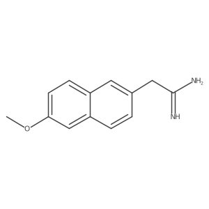 2-(6-Methoxynaphthalen-2-yl)ethanimidamide Structure