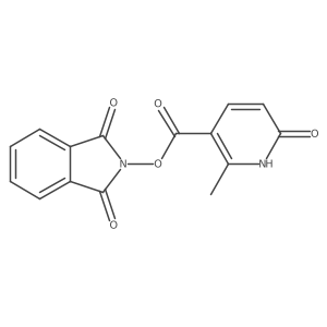 1,3-dioxo-2,3-dihydro-1H-isoindol-2-yl 6-hydroxy-2-methylpyridine-3-carboxylate结构式