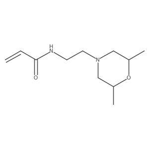 N-[2-[(2R,6S)-2,6-Dimethylmorpholin-4-yl]ethyl]prop-2-enamide结构式