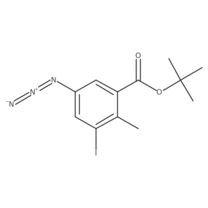 Tert-butyl 5-azido-3-iodo-2-methylbenzoate Structure