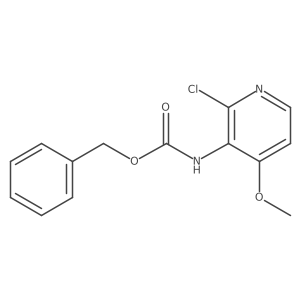 benzyl N-(2-chloro-4-methoxypyridin-3-yl)carbamate Structure