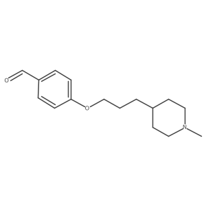 4-[3-(1-Methyl-4-piperidinyl)propoxy]benzaldehyde Structure