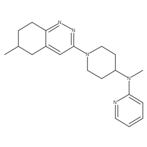 N-methyl-N-[1-(6-methyl-5,6,7,8-tetrahydrocinnolin-3-yl)piperidin-4-yl]pyridin-2-amine Structure
