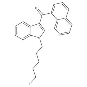 [1-[2-(4-morpholinyl)ethyl]-1H-indol-3-yl-2,4,5,6,7-d5]-1-naphthalenyl-methanone Structure