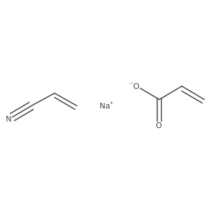 Sodium;prop-2-enenitrile;prop-2-enoate Structure