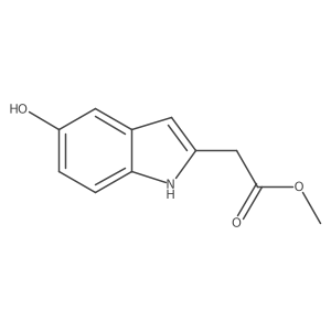 Methyl 2-(5-hydroxy-1H-indol-2-yl)acetate Structure