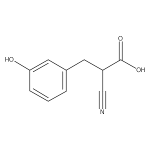 I+/--Cyano-3-hydroxybenzenepropanoic acid结构式