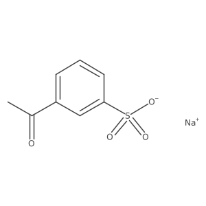 Sodium3-acetylbenzenesulfonate Structure