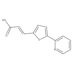 3-[5-(2-Pyridinyl)-2-thienyl]-2-propenoic acid结构式