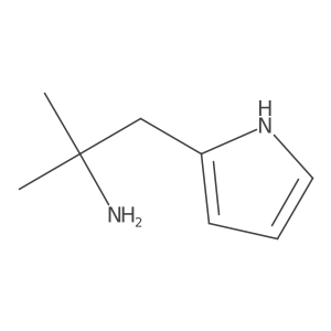 2-methyl-1-(1H-pyrrol-2-yl)propan-2-amine结构式
