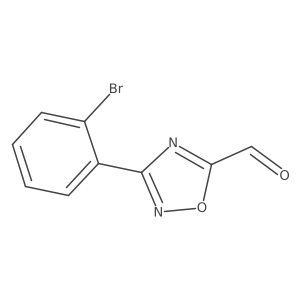 3-(2-Bromophenyl)-1,2,4-oxadiazole-5-carbaldehyde结构式