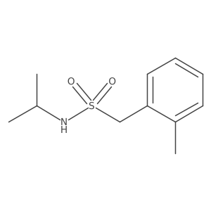 1-(2-methylphenyl)-N-(propan-2-yl)methanesulfonamide结构式
