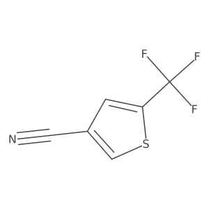 5-(Trifluoromethyl)thiophene-3-carbonitrile Structure