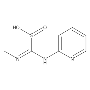 Methylimino-(pyridin-2-ylamino)methanesulfinic acid结构式