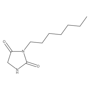 3-Heptylimidazolidine-2,4-dione Structure