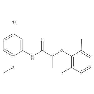 N-(5-Amino-2-methoxyphenyl)-2-(2,6-dimethylphenoxy)propanamide Structure
