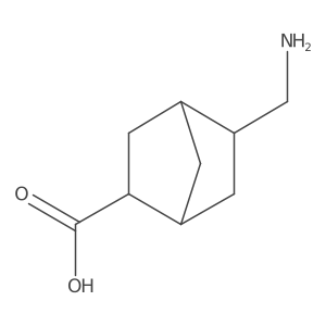 5-(Aminomethyl)bicyclo[2.2.1]heptane-2-carboxylic acid Structure