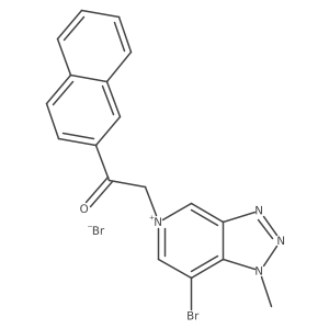 C18H14Br2N4O Structure