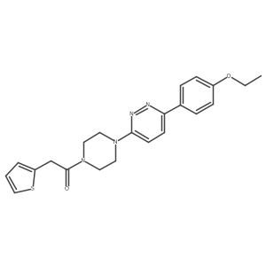 1-(4-(6-(4-Ethoxyphenyl)pyridazin-3-yl)piperazin-1-yl)-2-(thiophen-2-yl)ethanone Structure