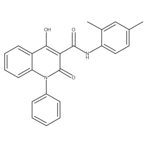 N-(2,4-dimethylphenyl)-4-hydroxy-2-oxo-1-phenyl-1,2-dihydroquinoline-3-carboxamide Structure